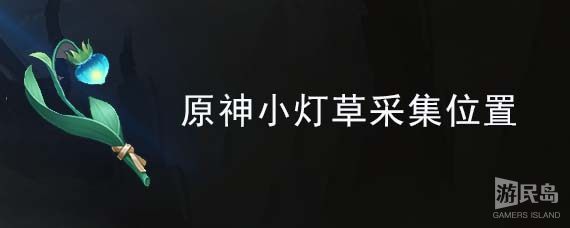 原神小灯草采集位置